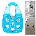thumbnail image 6 of Heavy Duty Micro Pulley Rock Climbing Rope Slider Roller Guide Wheel Load 3000kg Bearing Safety Pulleys - Blue, 6 of 9