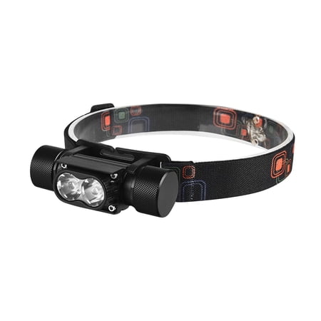 YFGEFTR Rechargeable Headlamp Super Bright 800 Lumen IPX4 Waterproof Head Lampp with Adjustable Angle for Winter Chores Snow Shoveling Outdoor Work