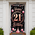 thumbnail image 5 of Pink Balloons 21st Birthday Banner Gold Stars Display Champagne Glasses Gift Box 21st Celebration Backdrop for 21st Birthday Party Adult Celebration Photo Shoot, 5 of 9