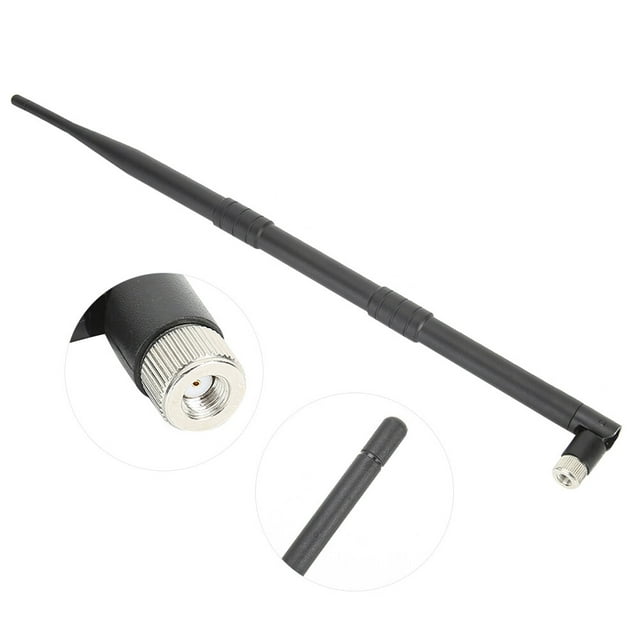 Receptor Inalámbrico De Antena, RP-SMA ABS RP-SMA Antena WiFi Con Orificio Interior, Enrutador Para Extensor Inalámbrico De Cámara IP