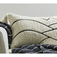 thumbnail image 6 of Peppermint Home Tufted Waves Decorative Pillow Cover with Tassels, 14"x 24", Ivory, 6 of 6