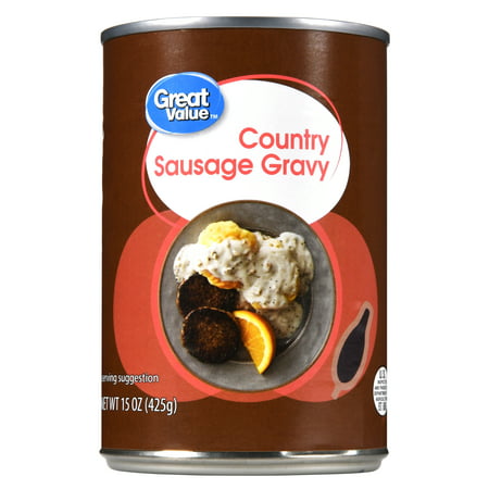Great Value Country Sausage Gravy, Canned, 15.0 (Best Canned Turkey Gravy)
