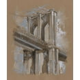 thumbnail image 2 of Harper, Ethan 12x14 Black Ornate Wood Framed with Double Matting Museum Art Print Titled - Brushwork Architecture Study III, 2 of 4