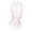 Pink, variant on Lace Masquerade Headband Hair Full Face Party Black Headgear Mesh Headwear, Hot Pink