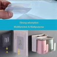 thumbnail image 3 of 100 Pairs Adhesive Wall Hooks Waterproof Oil-Proof Hooks for Bathroom Kitchen Transparent Reusable, 3 of 5