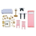 thumbnail image 2 of KidKraft So Darling Wooden Dollhouse on Wheels with 29 Accessories, 2 of 9