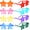 8, variant on 8/12/24/36/48 Pack  Sunglasses Bulk Colorful Rimless  Glasses Transparent Candy Color Sunglass for Adult