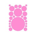 thumbnail image 5 of Wosthever 1 Juego de calcomanías de pared, adornos de fondo simples para el hogar, decoración de la habitación de los niños, póster interior, Rosa brillante 210*297mm 2piezas Wosthever CBP380147, 5 of 5