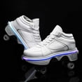 thumbnail image 6 of Roller Skate Shoes for Men, Double-Row Deform Wheel Automatic Walking Shoes, Retractable Roller Skate, Shoes with Wheels, Skating Shoes for Outdoor Fun & Fitness, 6 of 7