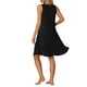 thumbnail image 3 of Camisón sin mangas para mujer INSPIRE CHIC, vestido casual con bolsillos, color negro, talla S, 3 of 6