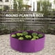 thumbnail image 4 of Caja de jardinera redonda Bolsas de cultivo de jardín Camas de siembra Macetas de cultivo Bolsas de Abanopi Morado/M, 4 of 7
