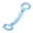 Blue, variant on Rodiuiu Figure 8 Resistance Band with Bear Handle 35Lbs Elastic Exercise Band Men Women Yoga Pilates Arm Back Shoulder Training Elastic Rope