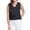 Jet, variant on Elsie & Zoey Casey Midnight XL V-Neck Sleeveless Tank Top Blouse for Women