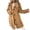 Brown-1, variant on Sherpa Long Jacket for Women Fashion Winter Coats Fuzzy Fleece Button Down Lapel Cozy Push Warm Outerwear