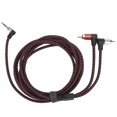 thumbnail image 1 of Conector macho de 90° 3,5 mm a cable de audio masculino 2RCA Cable de micrófono estéreo ABS para altavoz DVD, 1 of 8