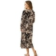 thumbnail image 5 of POLERO Long Sleeve Nightgowns for Women Button Down Sleepwear Hunting Camo Print Night Gown Plus Size House Dress Winter Loungewear Pajama Party, X Large, 5 of 7