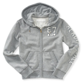 thumbnail image 1 of Sudadera con capucha Aeropostale Colorblock FZ gris XS, 1 of 2