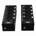 thumbnail image 3 of 2 Pair 4 Channel XLR/ Audio RJ45 Ethernet Extender XLR Extender Transceiver for Live Stage, Audio Recording Studio, 3 of 8