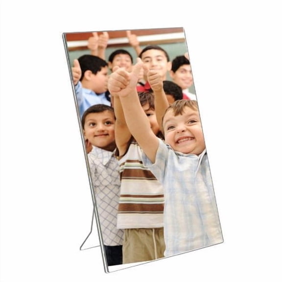 MT Displays Acrylic Photo Frame with Support Portrait