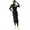 Black + White, variant on Muslim Swimsuits for Women Modest Islamic Arabic Swimwear Burkini Full Cover Hijab Top Pants Swimming Cap Bathing Suits XL Black Dots