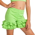 thumbnail image 7 of BXSRUTA Generic Girls Lace Trim Yoga Shorts Summer Casual Soft Breathable Kids Short Pants, 7 of 7