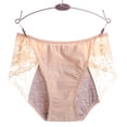 thumbnail image 2 of AWZXDE sous-Vêtements Femme Taille Basse Rayé Bikini Invisible Sans Couture Beige, 2 of 3