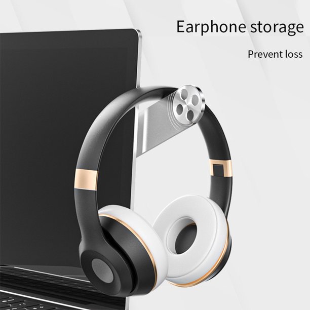 Kuymtek Soporte magnético para teléfono con pantalla de montaje lateral para computadora portátil Soporte para tableta (Plata)