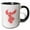 Black/White, variant on 3drose, Mythical Phoenix Creature in Flight Artistic Illustration Red, 11oz Two-tone Blue Mug