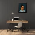 thumbnail image 4 of Barnes, Victoria 20x24 Black Modern Framed Museum Art Print Titled - Figure in Yellow Earring, 4 of 5
