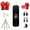 Black, variant on 13 Pcs Boxing Equipment Set – Unfilled Heavy Punching Bag (37.4in) with Gloves, Hand Wraps & Protectors for Adult Taekwondo, MMA, Kickboxing Training – Home Gym