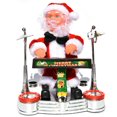 thumbnail image 1 of Christmas Santa Doll Music Funny Light up  Tabletop Decor Desk Decoration, 1 of 9