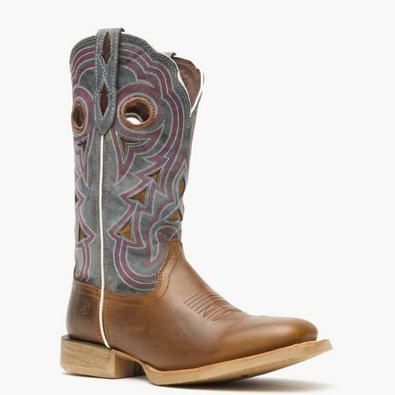 Durango® Lady Rebel Pro™ Women's Golden Brown & Periwinkle Western Boot