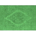 thumbnail image 1 of Ahgly Company Indoor Rectangle Oriental Emerald Green Industrial Area Rugs, 5' x 7', 1 of 4
