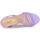 thumbnail image 4 of Sandalias de Tiras Talón Abierto Tacones Gruesos para Mujer Allegra K Púrpura 40, 4 of 6