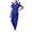 Royal Blue, variant on Sivvan Women's Scrub Set - Multi Pocket Cargo Pants & Stylish Mock Wrap Top