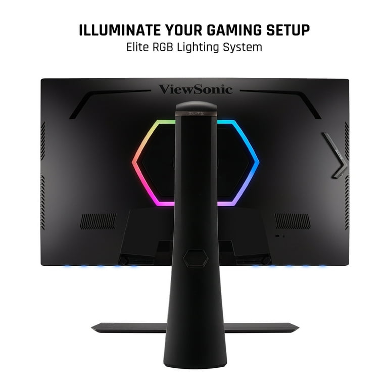 ViewSonic XG321UG, 32 Inch, 4K, 144 Hz, Mini LED, HDR1400, Gaming Monitor,  NVIDIA G-Sync, NVIDIA Reflex, Advanced Ergonomics, RGB Lighting