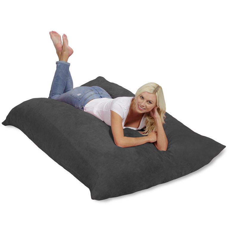 Chill Sack Bean Bag Pillow Memory Foam Lounger with Microsuede