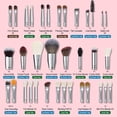 thumbnail image 4 of Set de brochas de maquillaje Bueart Design Pro, 34 piezas, con soporte y funda, 4 of 8