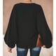 thumbnail image 4 of Blusa de manga larga,Blusa de manga larga para mujer Blusas sueltas casuales Top con cuello en V Características de vanguardia, 4 of 6