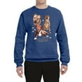 thumbnail image 2 of If It's Not a Pitbull It's Just a Dog Gift | Mens Dog Lover Crewneck Graphic Sweatshirt, Vintage Heather Blue, X-Large, 2 of 3