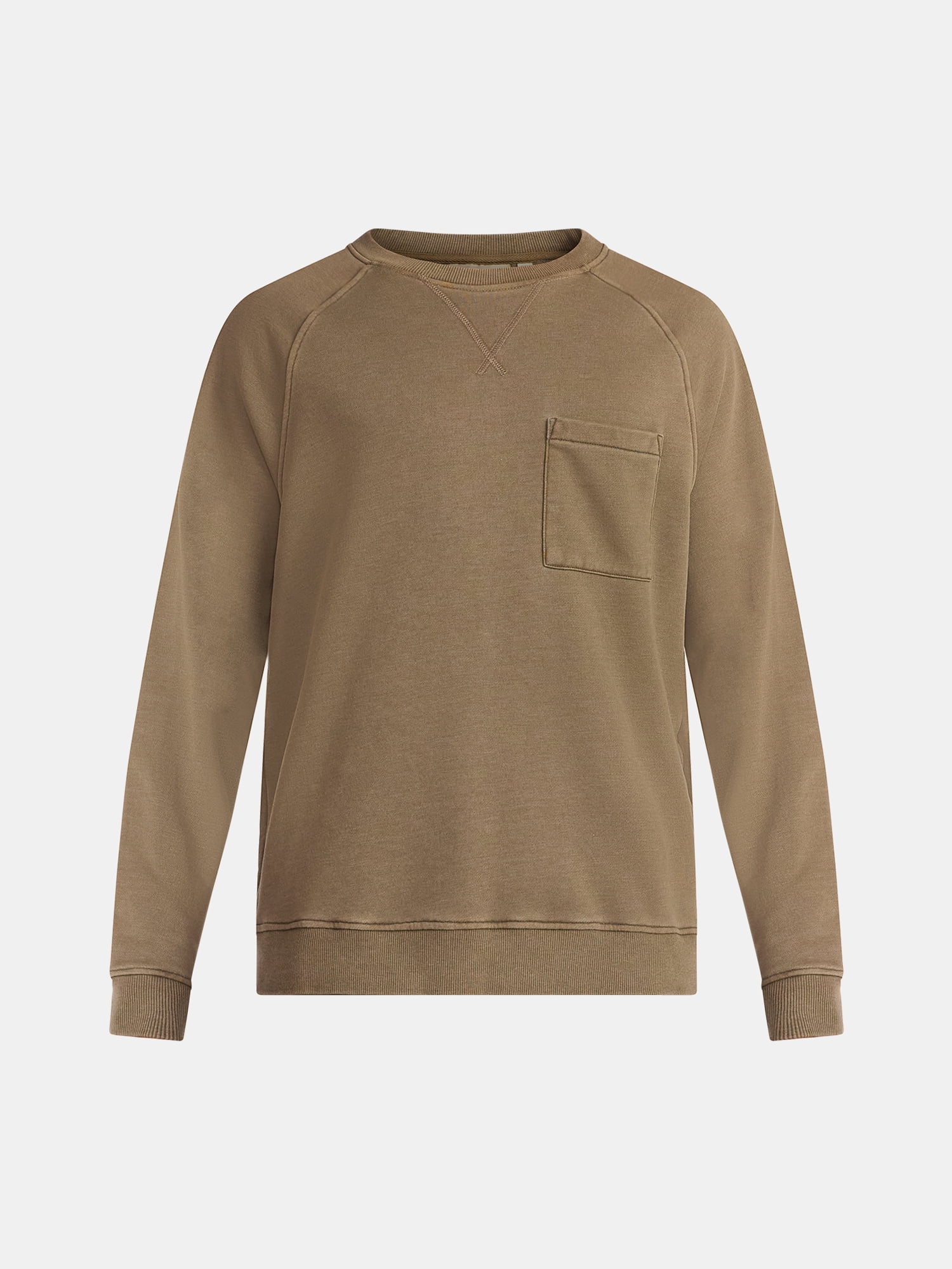 No Boundaries Crewneck Sweatshirt with Long Sleeves, Men's & Big Men's