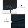 thumbnail image 5 of Mens Softshell Vest Fleece Windproof Water Resistant 6 Pockets for Hiking Blue XL, 5 of 8