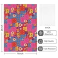 thumbnail image 2 of 6 Pcs Pioneer Flower Floral Print Pattern Kitchen Towels, Funny Microfiber Dish Towel Set, 18" X 26" Tea Towels, 2 of 6