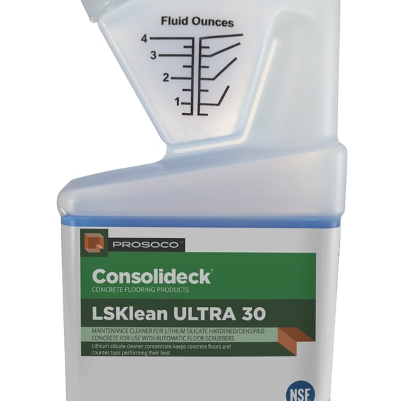 PROSOCO LSKlean ULTRA 30 Tip N Measure - Maintenance cleaner for lithium silicate hardened/densified concrete