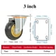 thumbnail image 3 of Ruedas giratorias Juego de 4 Ruedas giratorias industriales Ruedas de Goma for Carro, Muebles, Banco de Trabajo Ruedas for Exteriores, 3 of 6