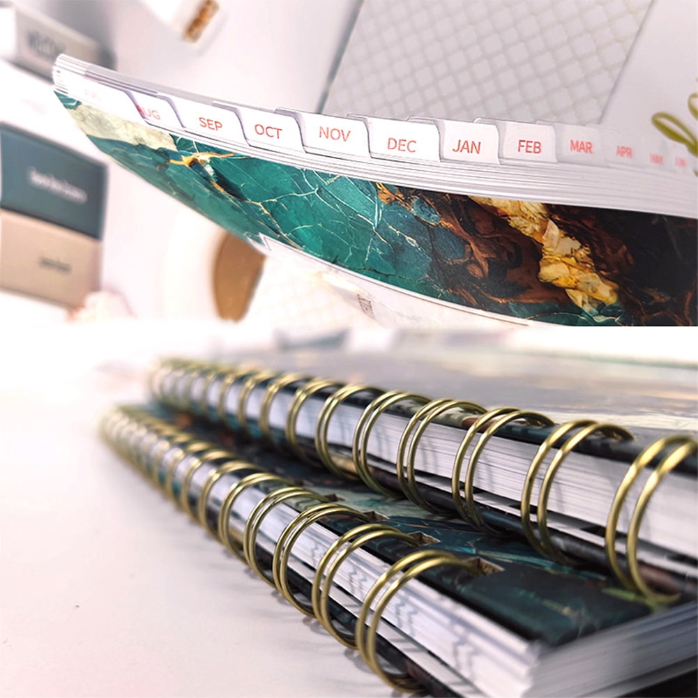 KYAIGUO A5 Weekly Planner 2023-2024, Daily, Weekly & Monthly, August 2023 - January 2025, Retro Floral - Appointment Book
