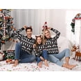 thumbnail image 5 of Juiluna Family Christmas Sweater Reindeer Snowflake Pattern Crew Neck Holiday Pullover Knitwear, 5 of 7