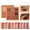 A, variant on RKSTN Eyeshadow Palette 9-color Chestnut Husk Eyeshadow Earth Color Glitter Sequins Pearly Matte Eyeshadow Palette