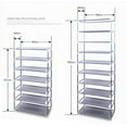 thumbnail image 7 of IVV 9 Layer Non-Woven Shoes Cabinet Room Saving Shoe Rack Gray, 7 of 7
