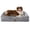 Grey, variant on U by Bedsure Orthopedic Dog Bed for Large Dogs - Egg Crate Foam  Pet Couch Sofa with Bolster Sides, Waterproof Washable Cover, Non-Skid, Gray, 42"x32"